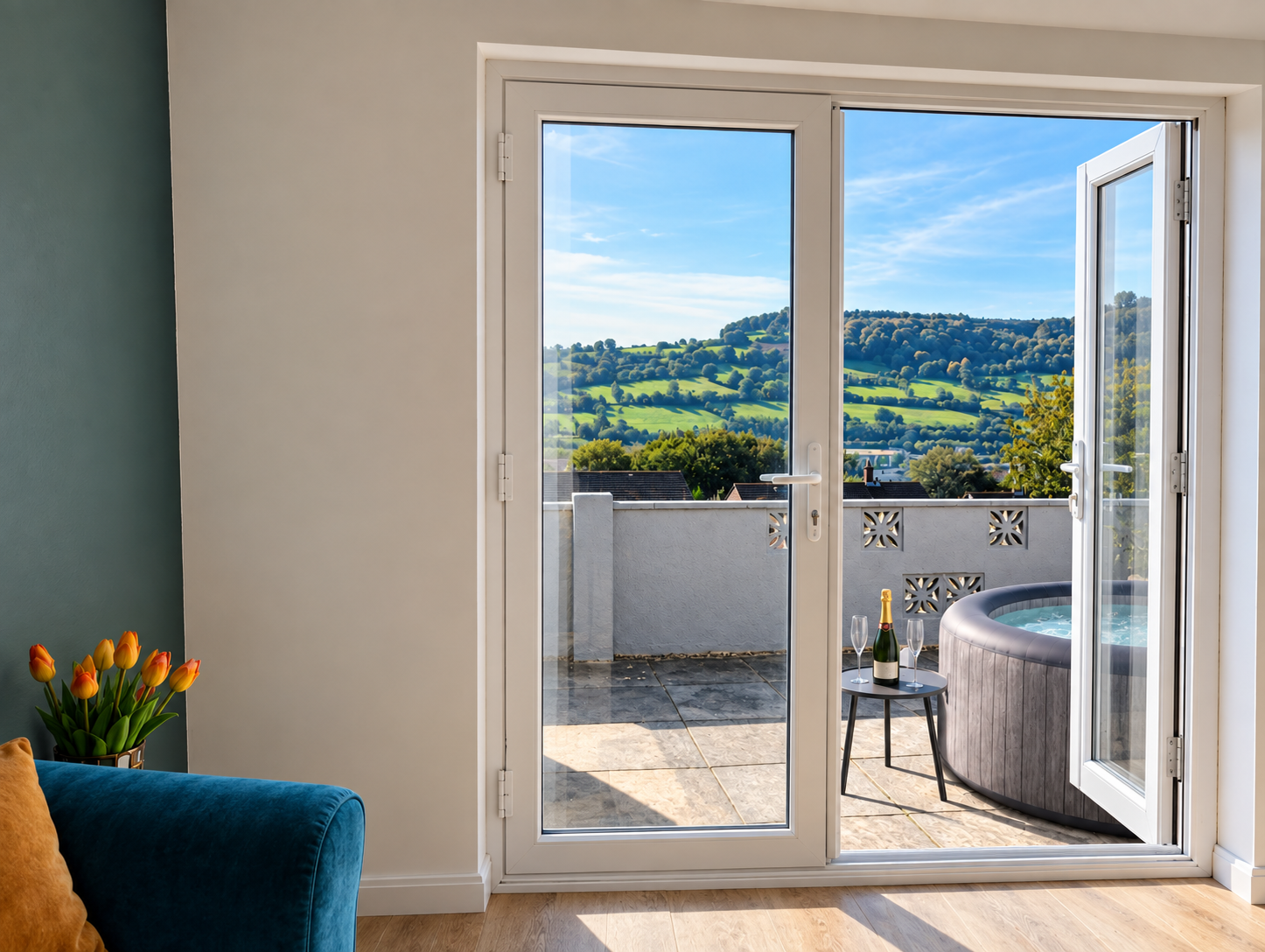 Hot Tub House with Views near M4